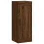 Aparador alto madera contrachapada roble marrón 34,5x34x180 cm de , Aparadores - Ref: Foro24-3200352, Precio: 94,43 €, Descue...