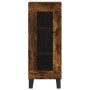 Aparador de madera contrachapada roble ahumado 34,5x34x180 cm de , Aparadores - Ref: Foro24-3200414, Precio: 103,06 €, Descue...