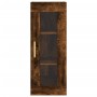 Aparador de madera contrachapada roble ahumado 34,5x34x180 cm de , Aparadores - Ref: Foro24-3199486, Precio: 102,98 €, Descue...