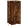 Aparador de madera contrachapada roble ahumado 34,5x34x180 cm de , Aparadores - Ref: Foro24-3199486, Precio: 102,98 €, Descue...