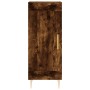Aparador de madera contrachapada roble ahumado 34,5x34x180 cm de , Aparadores - Ref: Foro24-3199486, Precio: 102,98 €, Descue...
