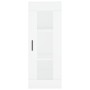 Aparador alto madera contrachapada blanco 34,5x34x180 cm de , Aparadores - Ref: Foro24-3199377, Precio: 94,88 €, Descuento: %