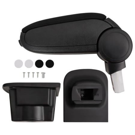 Reposabrazos para coche ABS negro 16x35x(30-49) cm de , Asientos para vehículos motorizados - Ref: Foro24-154667, Precio: 33,...