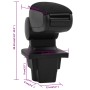 Reposabrazos para coche ABS negro 16x35x(30-49) cm de , Asientos para vehículos motorizados - Ref: Foro24-154667, Precio: 33,...