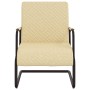 Silla voladiza cuero sintético crema de , Sillones - Ref: Foro24-325782, Precio: 196,13 €, Descuento: %