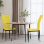 Sillas de comedor 2 uds terciopelo amarillo mostaza de , Sillas de comedor - Ref: Foro24-326100, Precio: 95,90 €, Descuento: %