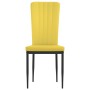 Sillas de comedor 2 uds terciopelo amarillo mostaza de , Sillas de comedor - Ref: Foro24-326100, Precio: 95,90 €, Descuento: %