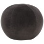 Puf de terciopelo de algodón gris antracita 50x35 cm de , Otomanas - Ref: Foro24-284037, Precio: 66,62 €, Descuento: %