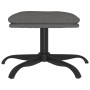 Reposapiés de tela gris claro 60x60x36 cm de , Otomanas - Ref: Foro24-341567, Precio: 38,53 €, Descuento: %