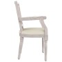 Silla de comedor de lino de , Sillas de comedor - Ref: Foro24-344494, Precio: 228,34 €, Descuento: %
