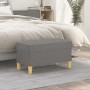 Banco de tela gris oscuro 70x35x41 cm de , Bancos - Ref: Foro24-349368, Precio: 52,78 €, Descuento: %