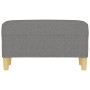 Banco de tela gris oscuro 70x35x41 cm de , Bancos - Ref: Foro24-349368, Precio: 52,78 €, Descuento: %