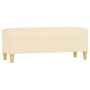 Banco de tela color crema 100x35x41 cm de , Bancos - Ref: Foro24-349377, Precio: 60,31 €, Descuento: %
