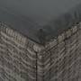 Tumbona para 2 personas con toldo ratán sintético gris de , Camas para exteriores - Ref: Foro24-44825, Precio: 653,76 €, Desc...