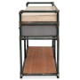 Banco de almacenamiento con cojín 107,5x34,5x59 cm de , Bancos para recibidores y almacenamiento - Ref: Foro24-245461, Precio...