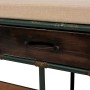 Banco de almacenamiento con cojín 107,5x34,5x59 cm de , Bancos para recibidores y almacenamiento - Ref: Foro24-245461, Precio...