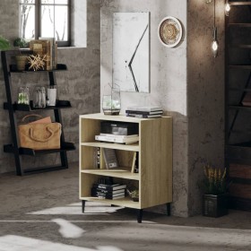 Aparador de madera contrachapada color roble Sonoma 57x35x70 cm de , Aparadores - Ref: Foro24-806061, Precio: 45,64 €, Descue...