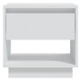 Mesita de noche madera contrachapada blanco 45x34x44 cm de , Mesitas de noche - Ref: Foro24-809512, Precio: 43,79 €, Descuent...