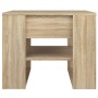 Mesa de centro madera de ingeniería roble Sonoma 55,5x55x45 cm de , Mesas de centro - Ref: Foro24-810911, Precio: 53,74 €, De...