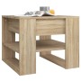 Mesa de centro madera de ingeniería roble Sonoma 55,5x55x45 cm de , Mesas de centro - Ref: Foro24-810911, Precio: 53,74 €, De...