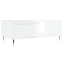 Mesa de centro madera contrachapada blanco brillo 90x50x36,5 cm de , Mesas de centro - Ref: Foro24-830558, Precio: 68,39 €, D...