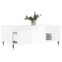 Mesa de centro madera contrachapada blanco brillo 90x50x36,5 cm de , Mesas de centro - Ref: Foro24-830558, Precio: 68,39 €, D...