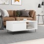 Mesa de centro madera contrachapada blanco 90x50x36,5 cm de , Mesas de centro - Ref: Foro24-830564, Precio: 64,13 €, Descuent...