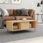 Mesa de centro madera contrachapada roble Sonoma 90x50x36,5 cm de , Mesas de centro - Ref: Foro24-830591, Precio: 63,28 €, De...