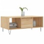 Mesa de centro madera contrachapada roble Sonoma 90x50x36,5 cm de , Mesas de centro - Ref: Foro24-830591, Precio: 63,28 €, De...