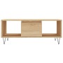 Mesa de centro madera contrachapada roble Sonoma 90x50x36,5 cm de , Mesas de centro - Ref: Foro24-830591, Precio: 63,28 €, De...