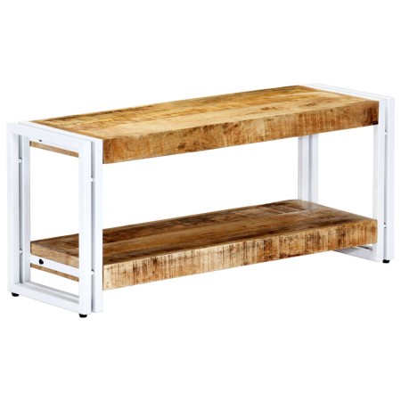 Mueble para TV de madera maciza de mango 90x30x40 cm en Muebles TV | Comprar online en Foru.es