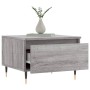 Mesa de centro madera de ingeniería gris Sonoma 50x46x35 cm de , Mesas de centro - Ref: Foro24-830856, Precio: 43,92 €, Descu...