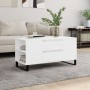 Mesa de centro madera de ingeniería blanco 102x44,5x50 cm de , Mesas de centro - Ref: Foro24-831004, Precio: 87,94 €, Descuen...