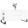 Mesa de centro madera de ingeniería blanco 102x44,5x50 cm de , Mesas de centro - Ref: Foro24-831004, Precio: 87,94 €, Descuen...