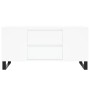 Mesa de centro madera de ingeniería blanco 102x44,5x50 cm de , Mesas de centro - Ref: Foro24-831004, Precio: 87,94 €, Descuen...