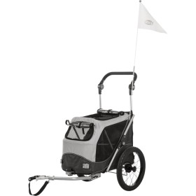 TRIXIE Remolque de bicicleta para perros gris M de , Cochecitos para mascotas - Ref: Foro24-441836, Precio: 209,85 €, Descuen...