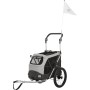 TRIXIE Remolque de bicicleta para perros gris M de , Cochecitos para mascotas - Ref: Foro24-441836, Precio: 209,85 €, Descuen...