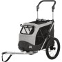 TRIXIE Remolque de bicicleta para perros gris M de , Cochecitos para mascotas - Ref: Foro24-441836, Precio: 209,85 €, Descuen...