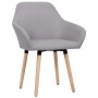 Sillas de comedor giratorias 2 unidades tela gris claro de , Sillas de comedor - Ref: Foro24-283459, Precio: 154,81 €, Descue...