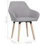 Sillas de comedor giratorias 2 unidades tela gris claro de , Sillas de comedor - Ref: Foro24-283459, Precio: 154,81 €, Descue...