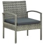 Set de muebles de jardín 5 pzas y cojines ratán sintético gris de , Conjuntos de jardín - Ref: Foro24-45790, Precio: 321,09 €...
