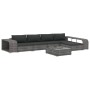 Set de muebles de jardín 8 pzas y cojines ratán sintético gris de , Conjuntos de jardín - Ref: Foro24-46820, Precio: 625,50 €...