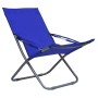 Sillas de playa plegables 2 unidades tela azul de , Sillas de jardín - Ref: Foro24-47902, Precio: 112,55 €, Descuento: %