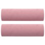 Sofá de 3 plazas con cojines terciopelo rosa 180 cm de , Sofás - Ref: Foro24-3200894, Precio: 328,58 €, Descuento: %