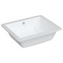 Lavabo de baño rectangular cerámica blanco 50x40,5x18,5 cm de , Lavabos - Ref: Foro24-153732, Precio: 85,70 €, Descuento: %