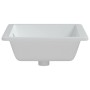 Lavabo de baño rectangular cerámica blanco 50x40,5x18,5 cm de , Lavabos - Ref: Foro24-153732, Precio: 85,70 €, Descuento: %
