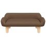 Cama para perros de tela marrón 70x40x24 cm de , Camas para perros - Ref: Foro24-171948, Precio: 69,27 €, Descuento: %