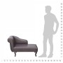 Diván de cuero sintético marrón de , Divanes - Ref: Foro24-242404, Precio: 211,23 €, Descuento: %