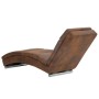 Diván de piel de ante artificial marrón de , Divanes - Ref: Foro24-281294, Precio: 241,24 €, Descuento: %
