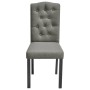 Sillas de comedor 6 unidades de tela gris de , Sillas de comedor - Ref: Foro24-272247, Precio: 399,25 €, Descuento: %